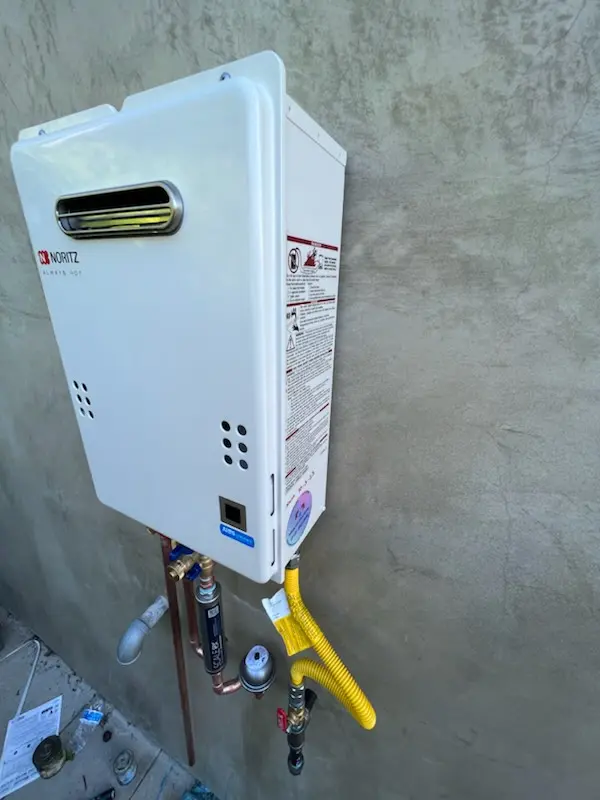 Tankless water heater installation for Prospect Point homes